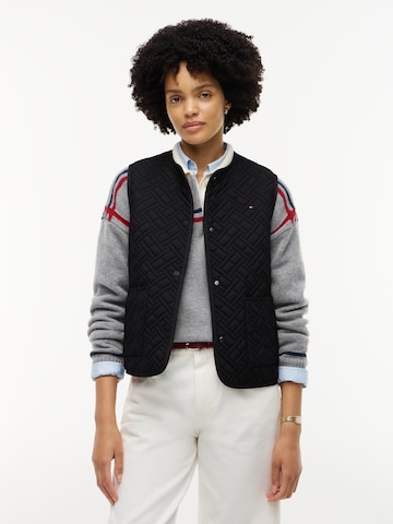TOMMY HILFIGER - Chaleco en negro: frente