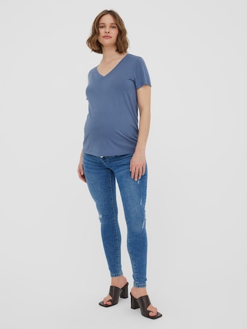 Vero Moda Maternity Skinny Jeans 'Sophia' in Blau