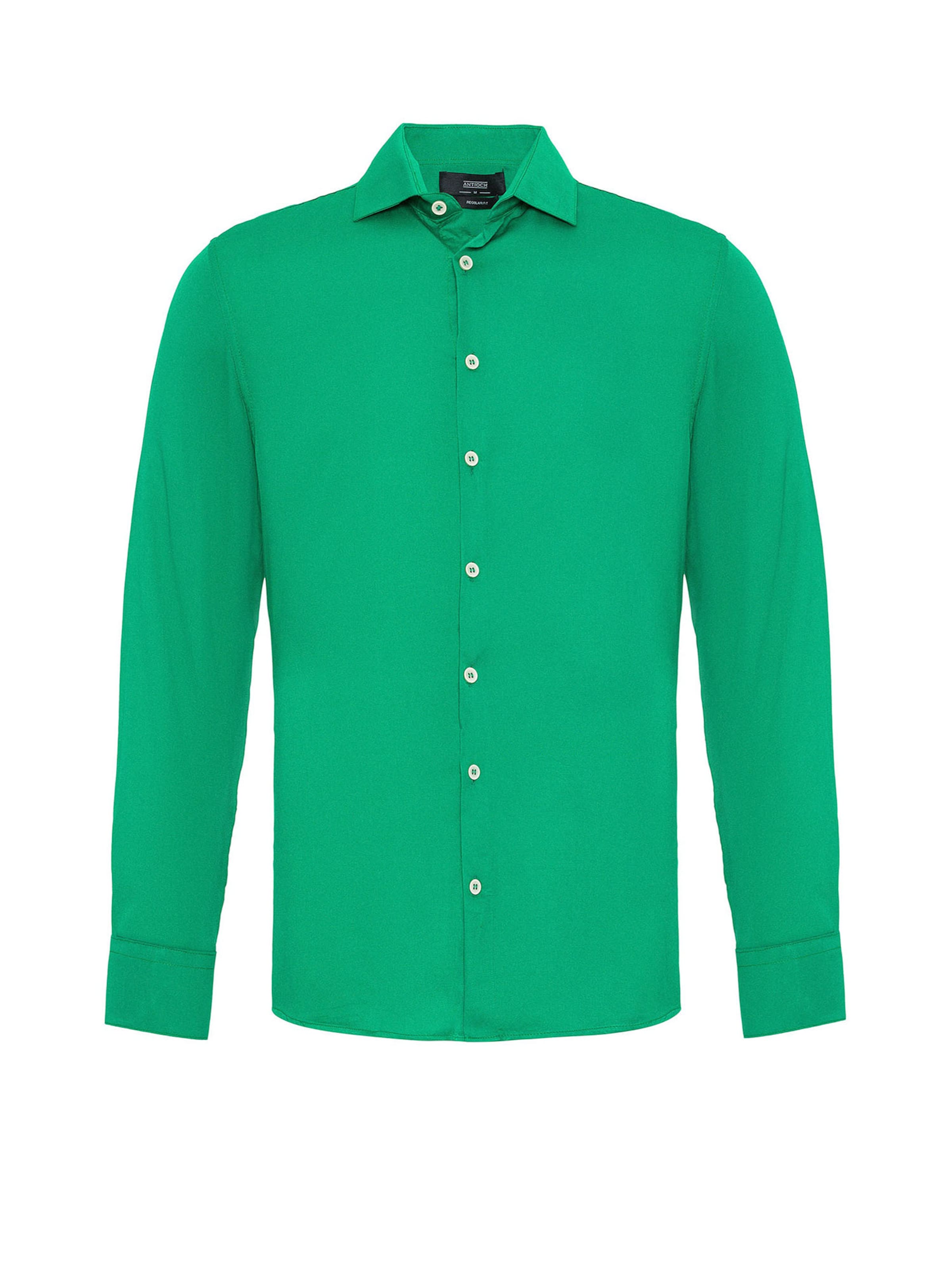 Antioch Regular fit Button Up Shirt in Green: front