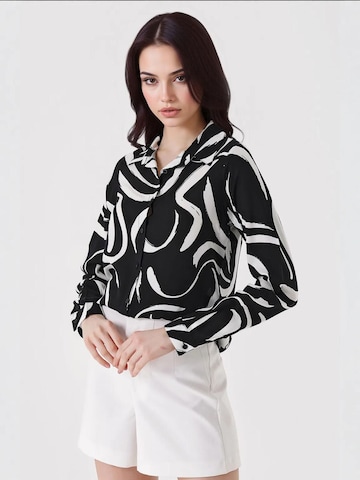 Bigdart Bluse in Schwarz: Vorderseite