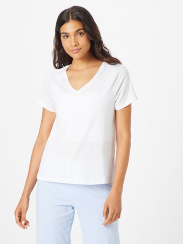 Lauren Ralph Lauren Tričko na spaní – bílá: přední strana