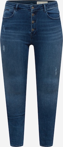 Esprit Curves Skinny Jeans in Blauw: voorkant