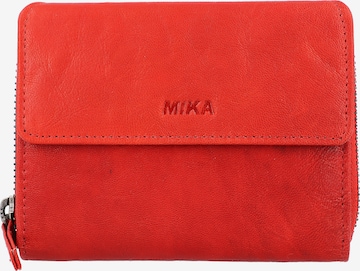 MIKA Wallet in Red: front