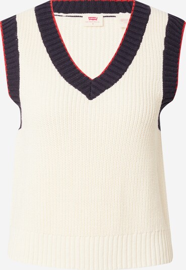 LEVI'S ® Jersey 'Brynn Sweater Vest' en crema / navy / rojo, Vista del producto