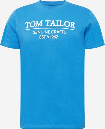 TOM TAILOR Shirt in Blauw: voorkant