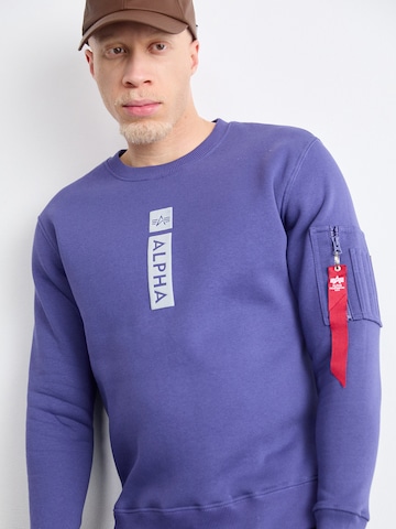 ALPHA INDUSTRIES Свитшот в Лиловый