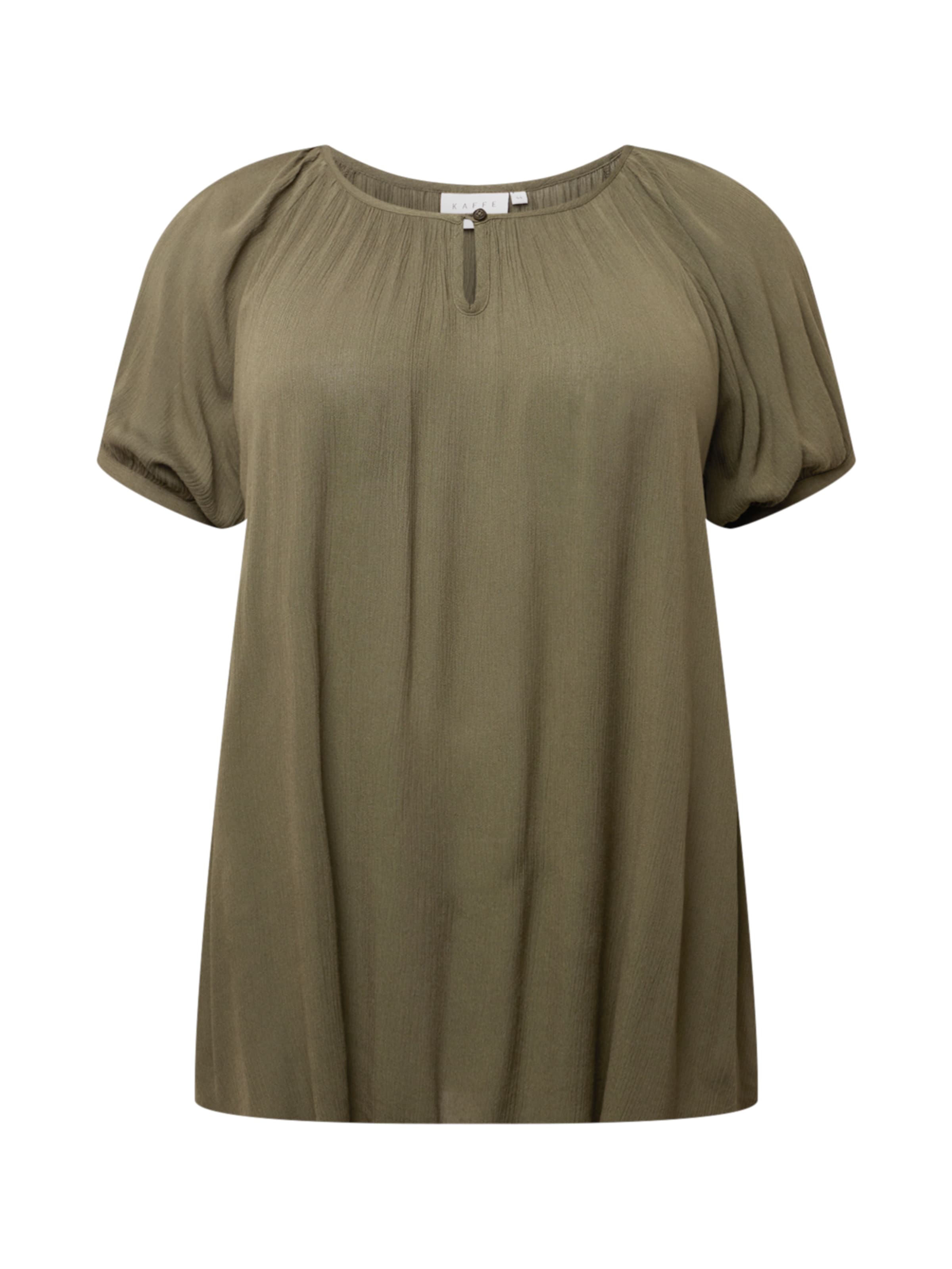 Chemisier 'Ami' KAFFE CURVE en vert : devant