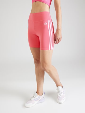 ADIDAS PERFORMANCE Skinny Sportshorts 'Essentials' in Pink: predná strana