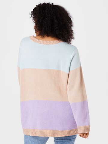 Zizzi Pullover 'FIA' in Mischfarben