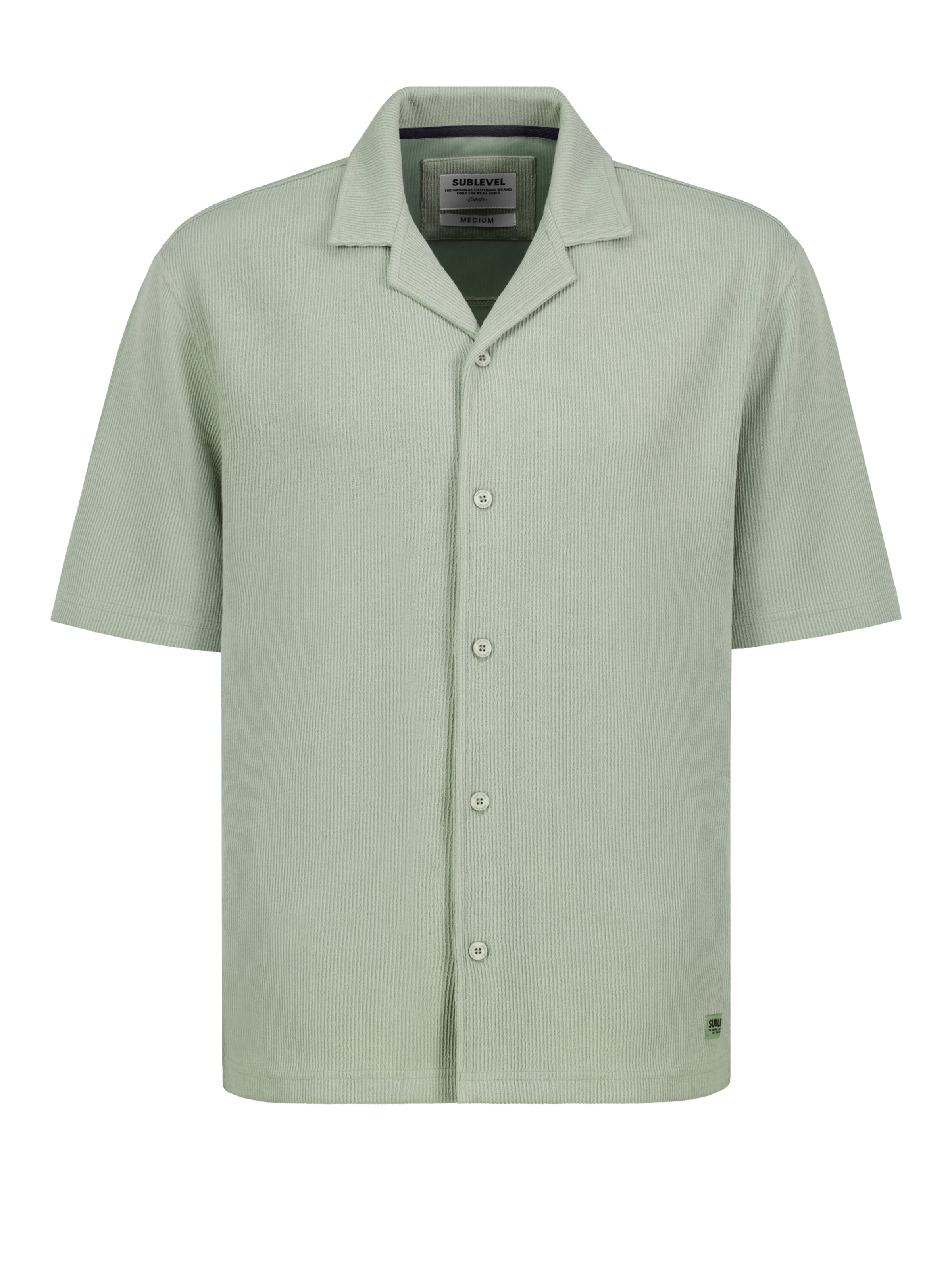 Sublevel Hemd in Grün: Vorderseite