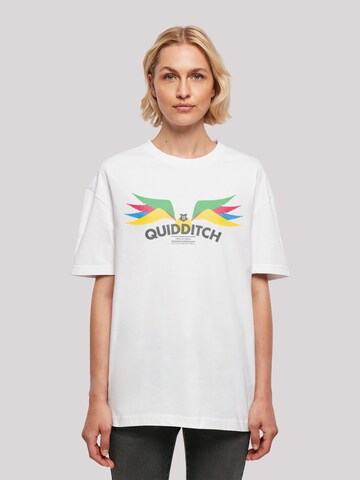 F4NT4STIC T-Shirt 'Harry Potter Snitch Wings Pastels' in Weiß: predná strana