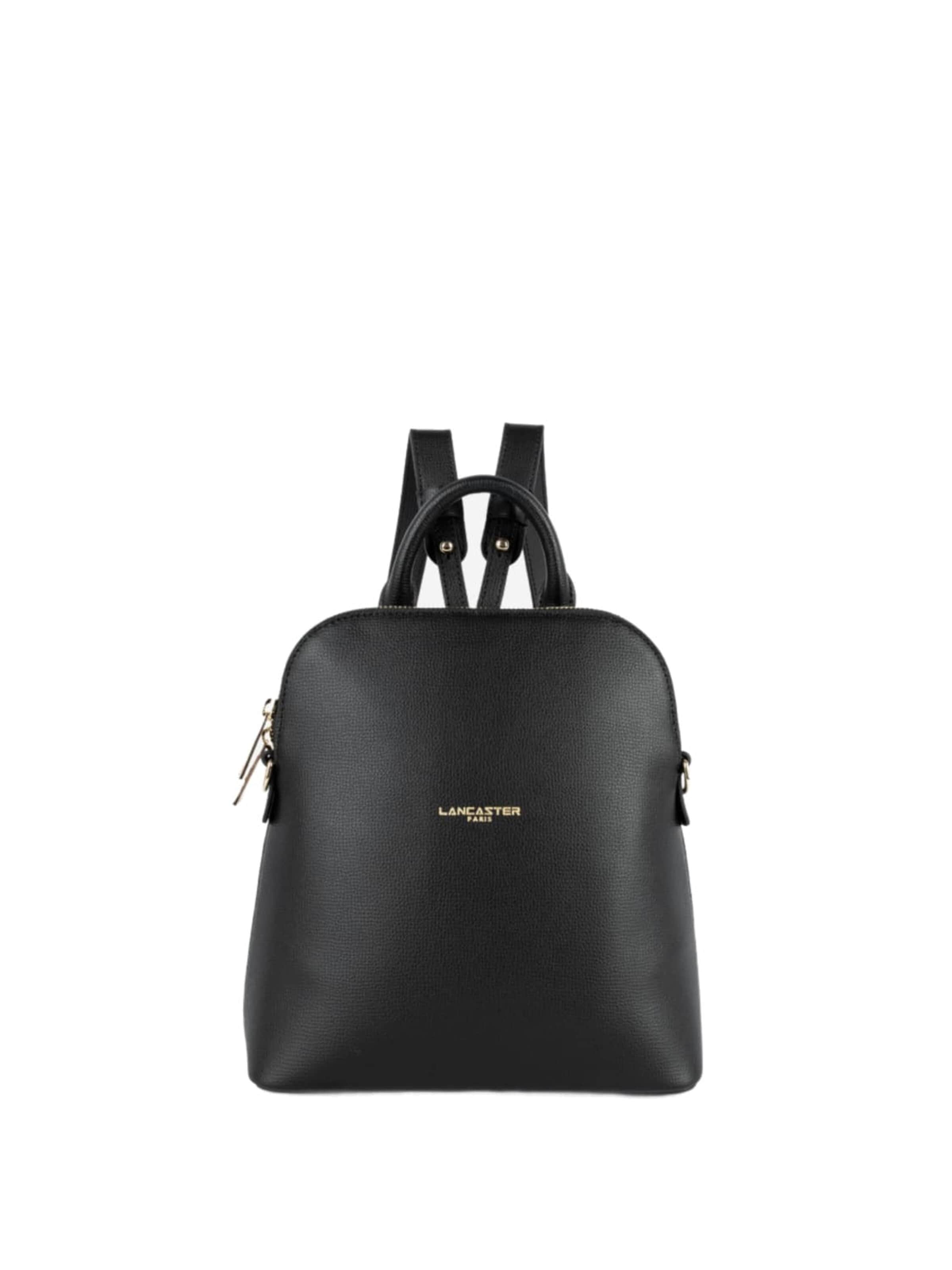 Sac à dos 'Lancaster Sac à dos Zippé Sierra Jia Noir' LANCASTER Paris en noir : devant