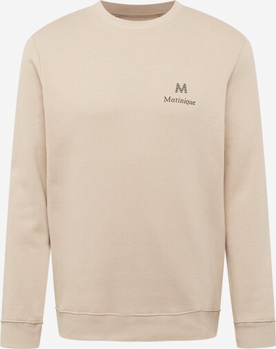Matinique Sweatshirt 'Bradley' i greige / svart, Produktvisning
