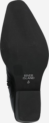 River Island Stiefelette in Schwarz