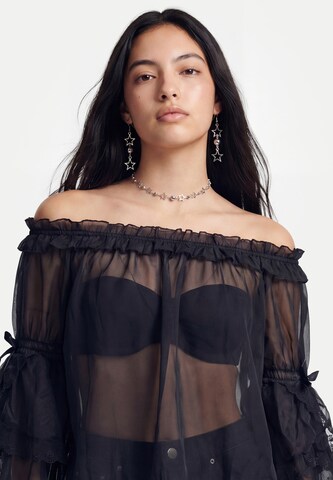 myMo ROCKS Bluse in Schwarz