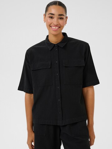 Kaffe Blouse 'KA Naya' in Zwart: voorkant