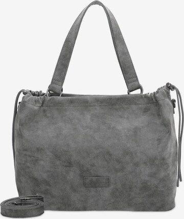 Fritzi aus Preußen Shoulder Bag 'Poppi' in Grey: front