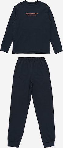 SCHIESSER - Pijama em azul: frente