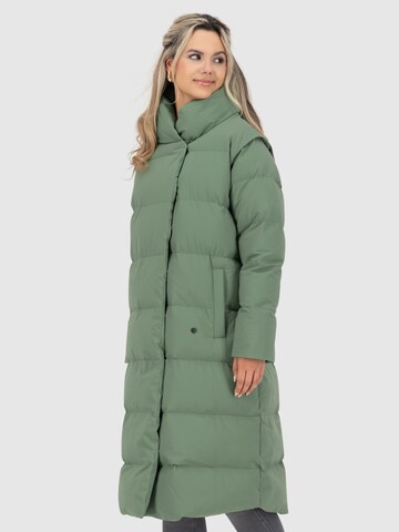 Alife and Kickin Vinterkappa 'FleurAK' i grön