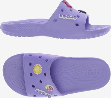 Crocs Sandalen 40,5 in Lila: predná strana