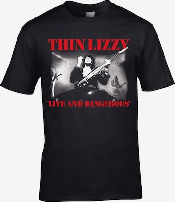T-Shirt 'Thin Lizzy Dangerous T-Shirt' Thin Lizzy en noir : devant