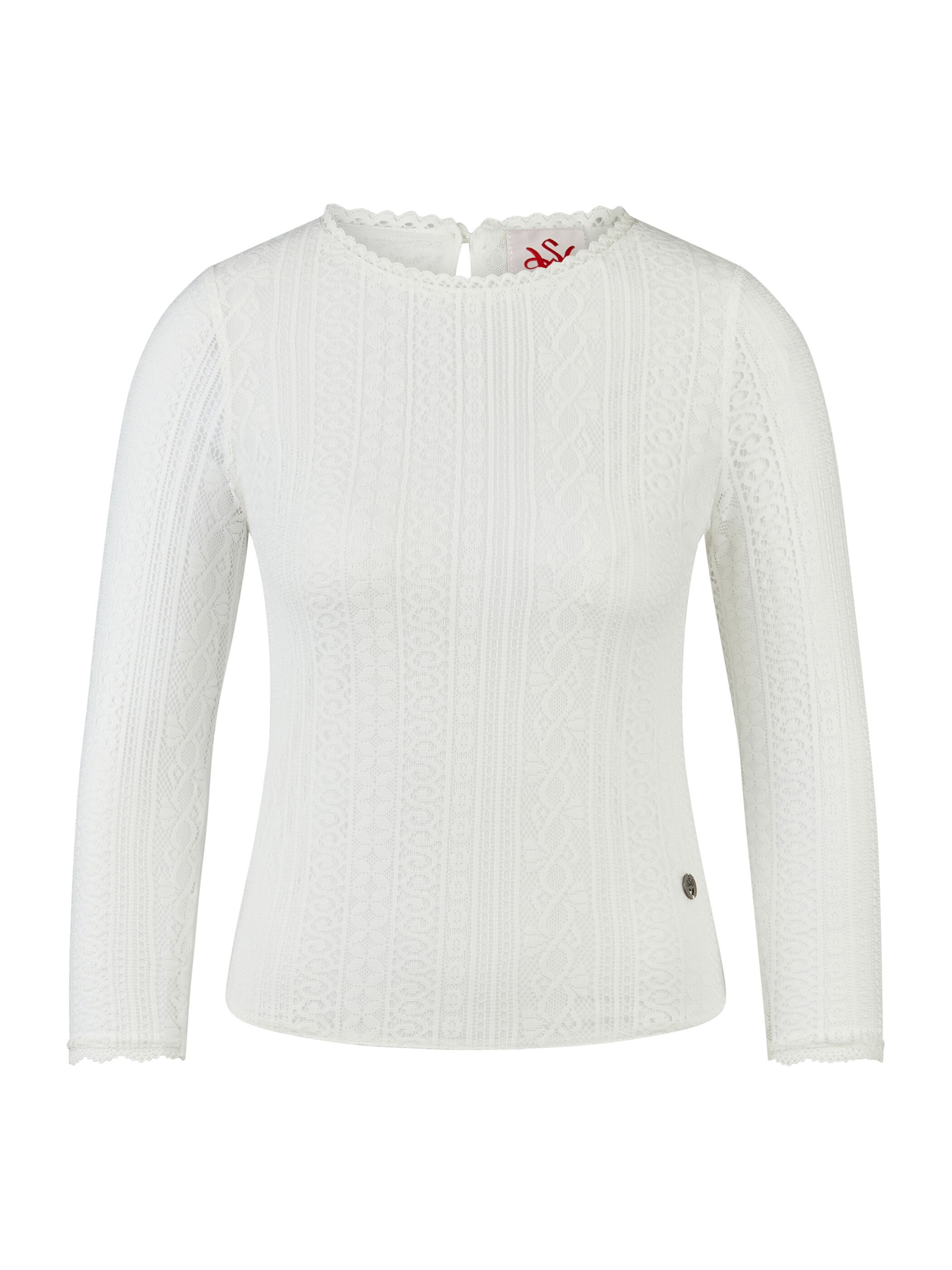 Blouse folklorique 'Henni' SPIETH & WENSKY en blanc : devant