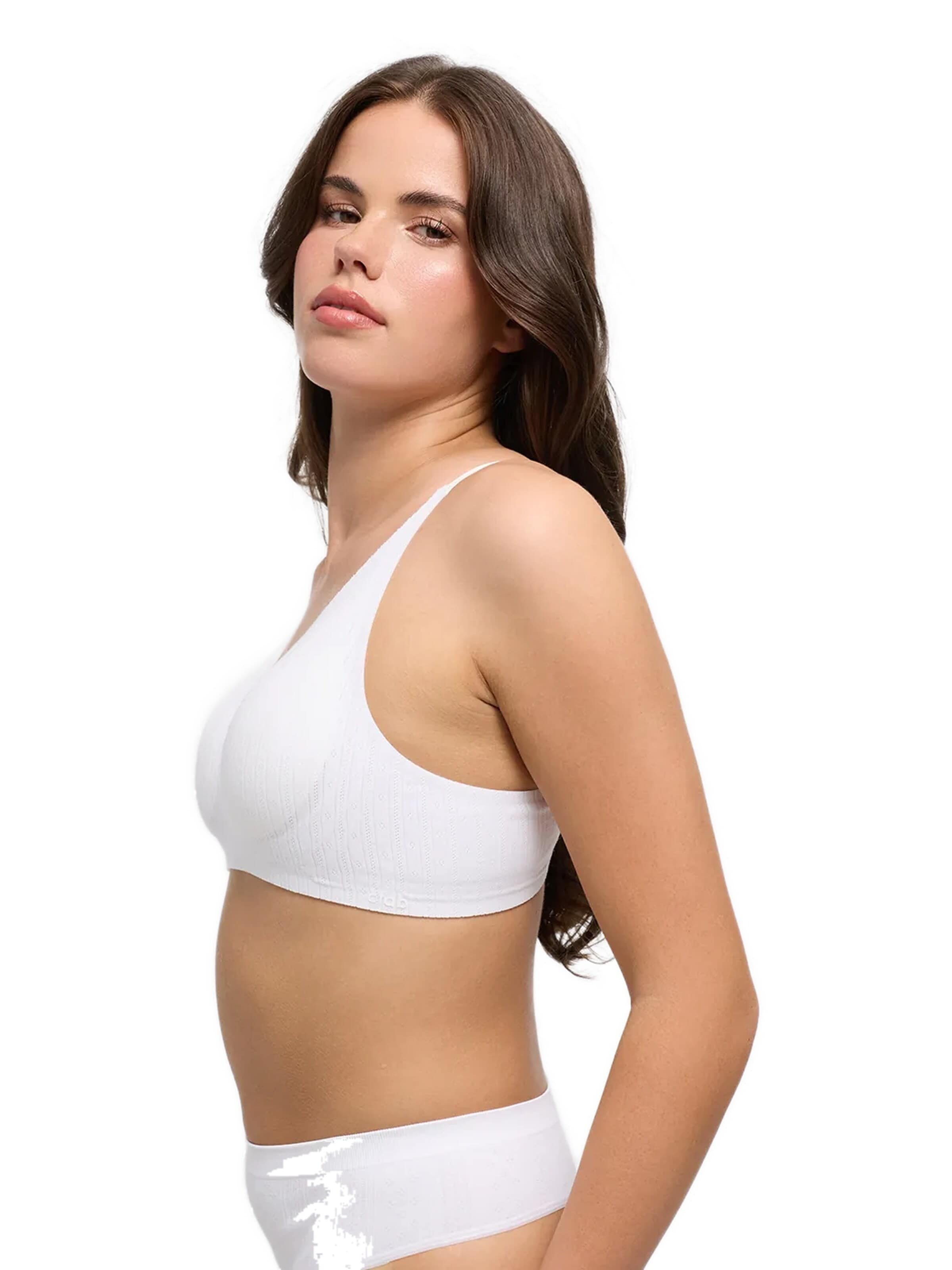 cfab Push-up BH 'Jacquard Comfort Push-Up BH' in Wit