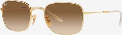 Ray-Ban Sonnenbrille in braun / gold / transparent, Produktansicht