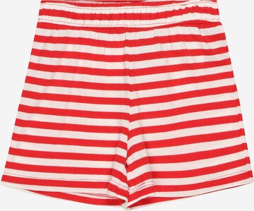KIDS MINI GIRL Normální Kalhoty 'May' – červená: přední strana