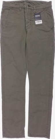 Nudie Jeans Co Stoffhose 30 in Grün: Vorderseite