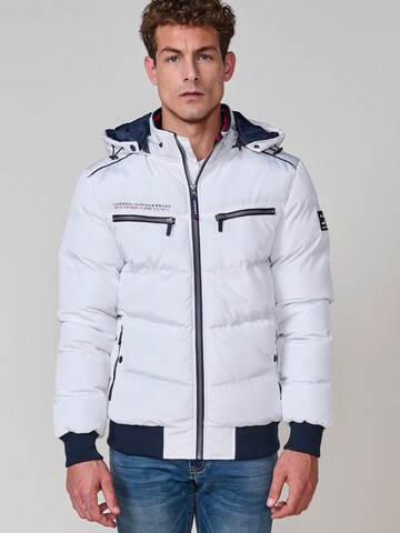 KOROSHI Winter jacket in White: front