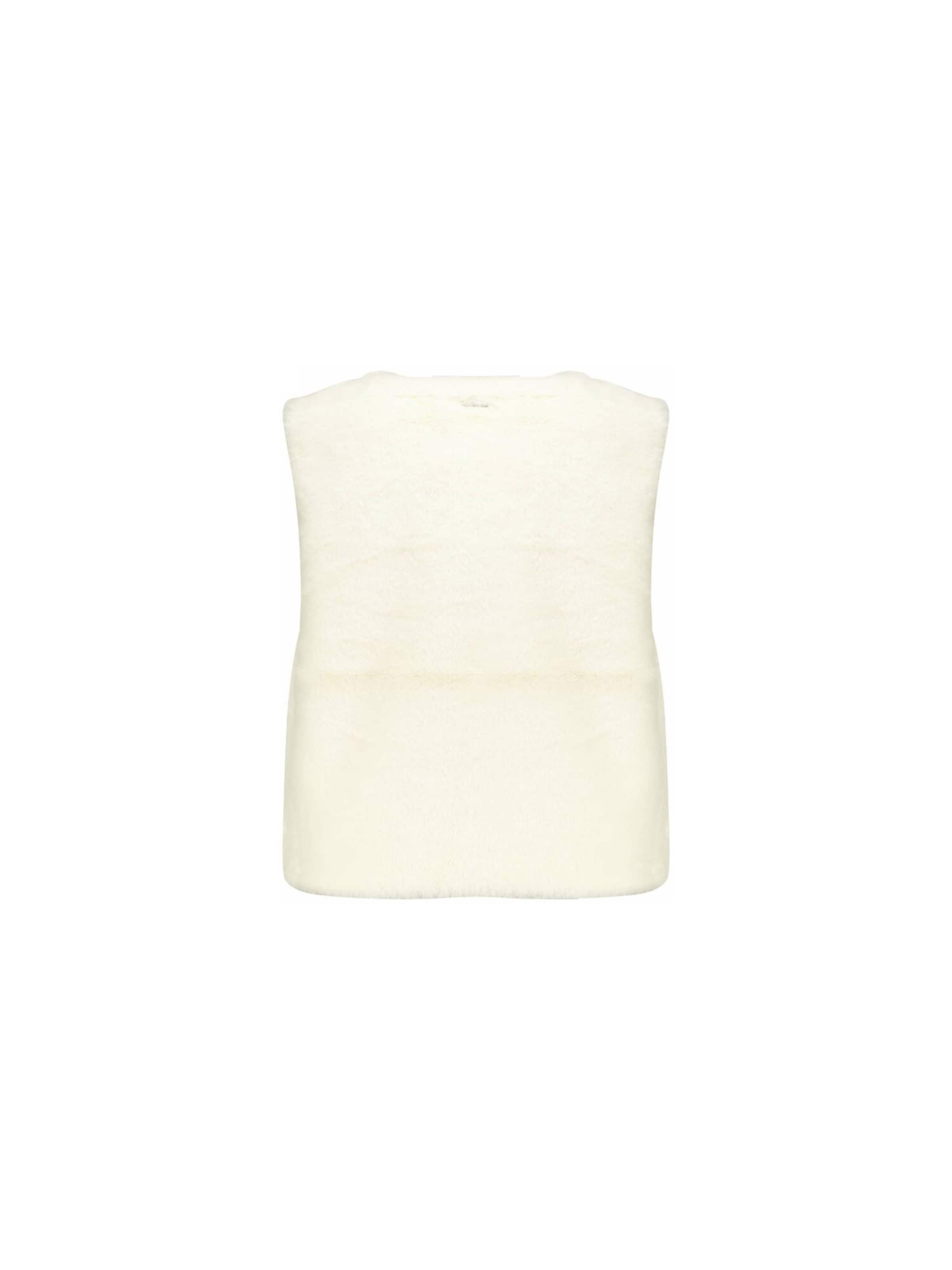 Gilet 'FUZZY' Deeluxe en blanc