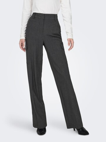 Regular Pantalon cargo 'ENYA' ONLY en gris : devant