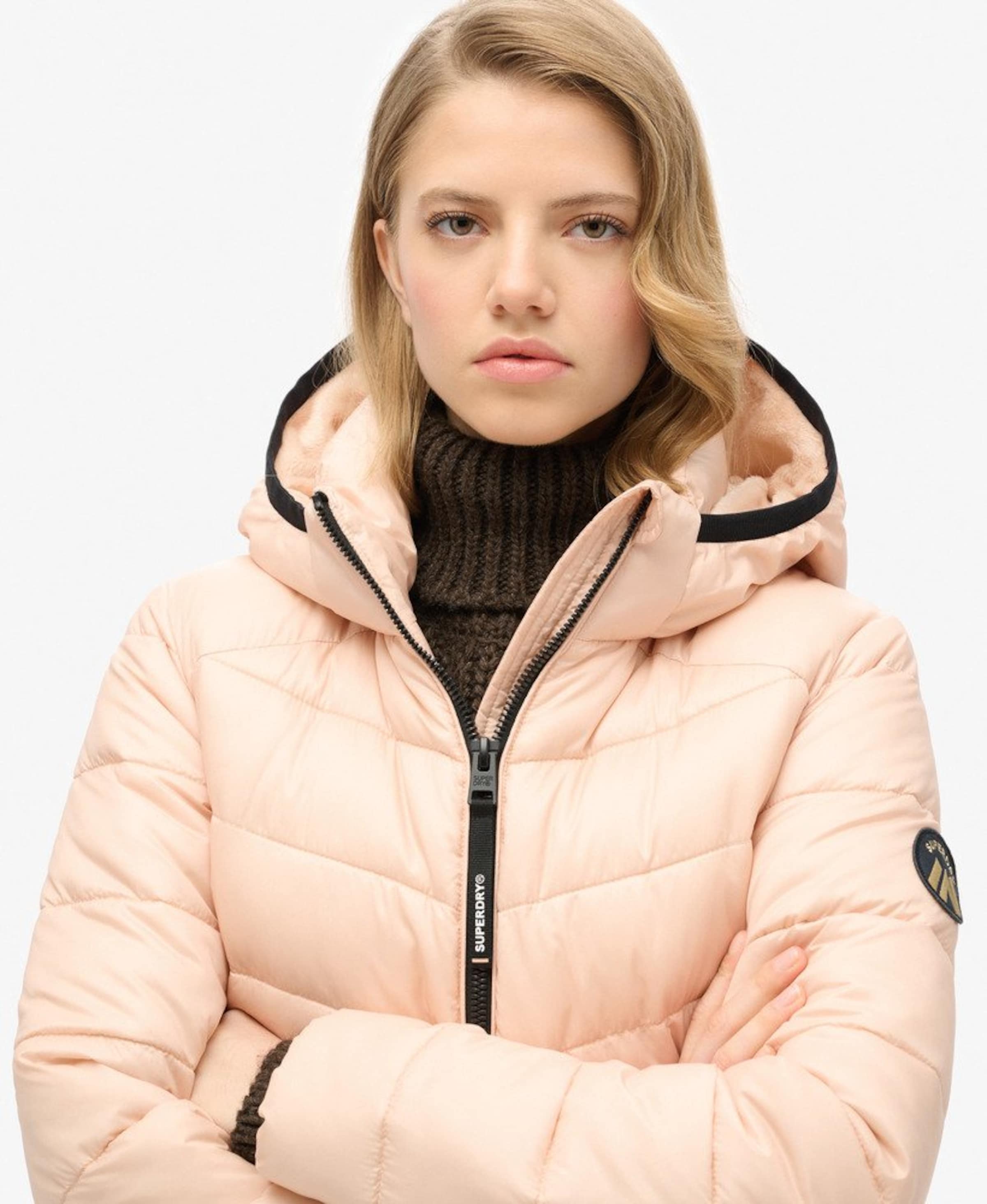 Superdry & Co Winter Jacket 'Fuji' in Pink