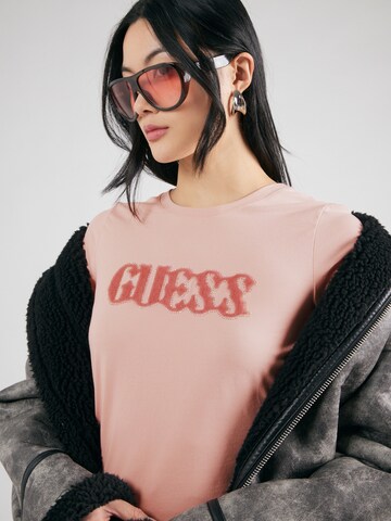 Maglietta 'Pony Hair' di GUESS in rosa