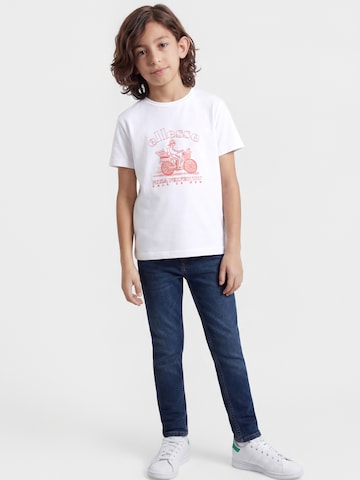 ELLESSE Shirt 'Trattori' in Wit: voorkant