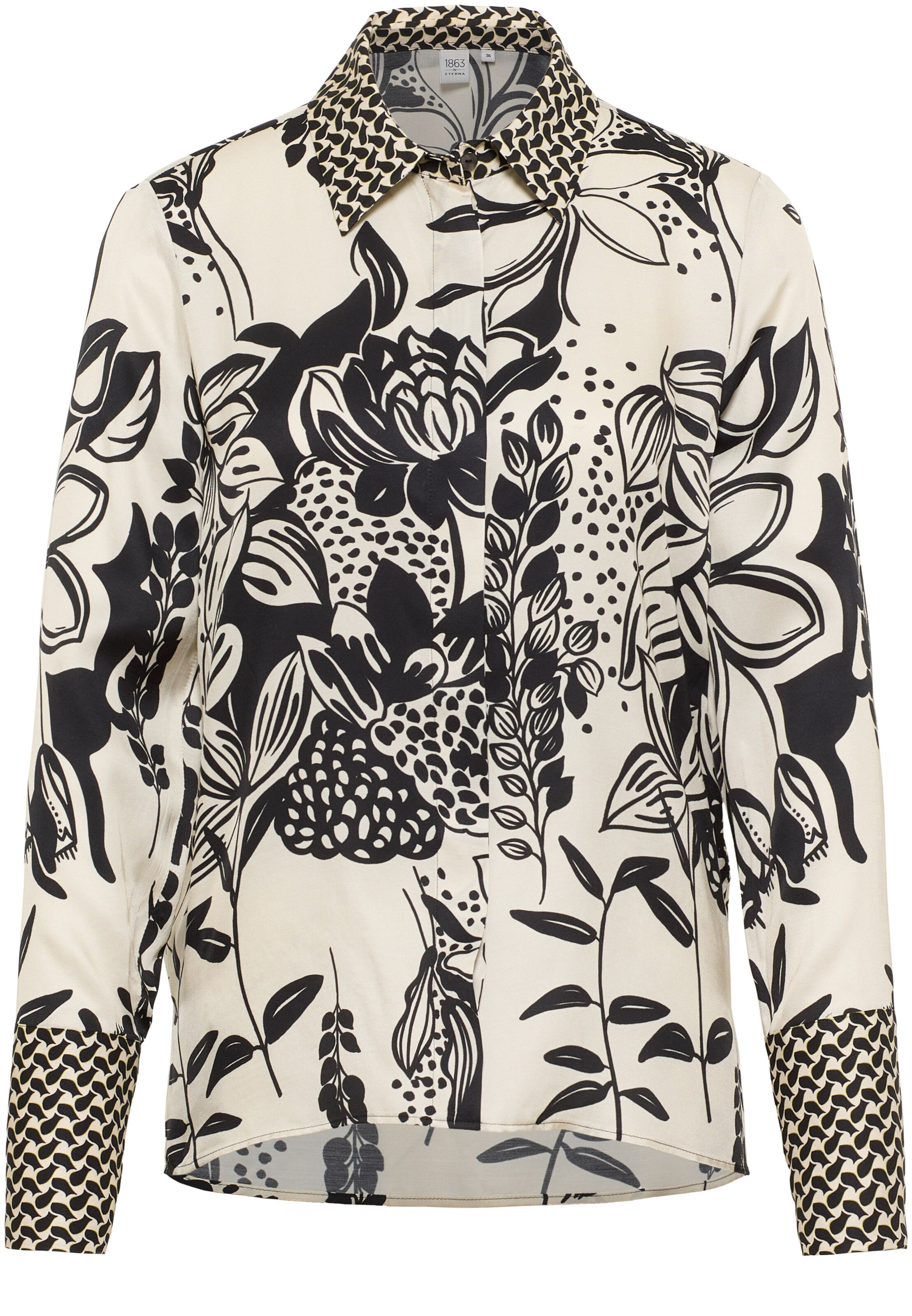 ETERNA Bluse in Schwarz: Vorderseite