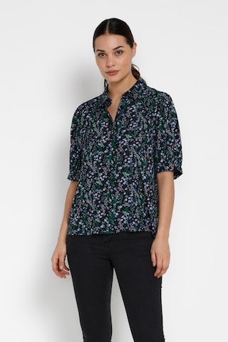 Kaffe Blouse 'Lynn' in Zwart: voorkant