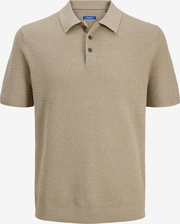 T-Shirt 'Bluriley' JACK & JONES en marron : devant