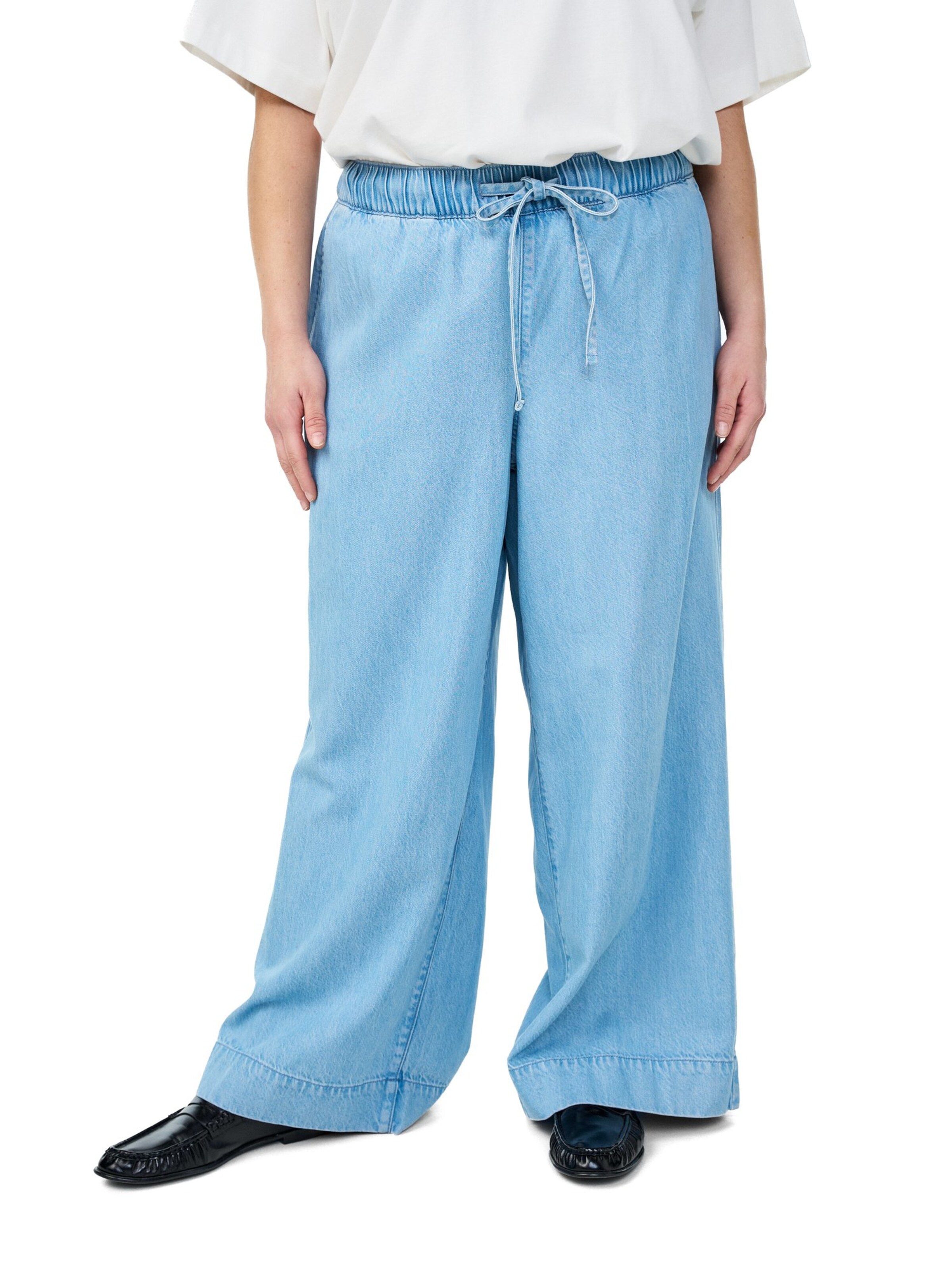 Zizzi Широки крачоли Джегингс в синьо