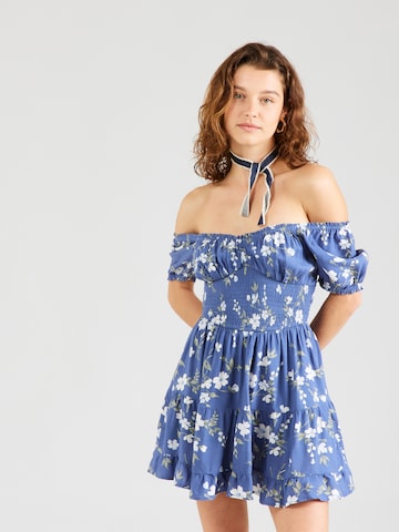 HOLLISTER Summer dress in Blue: front