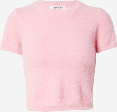 GLAMOROUS T-shirt en rose clair, Vue avec produit
