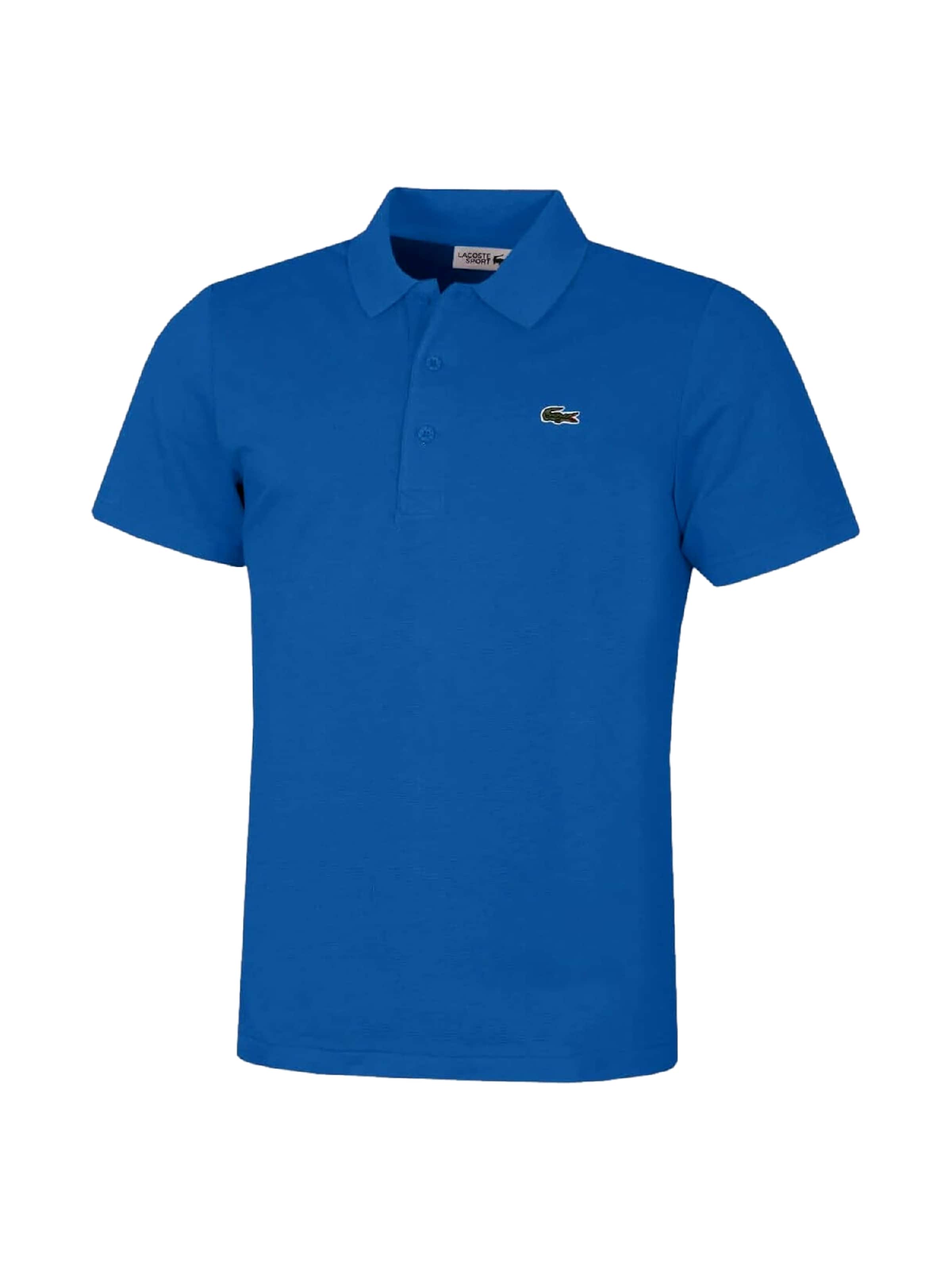 LACOSTE Тениска в синьо: отпред