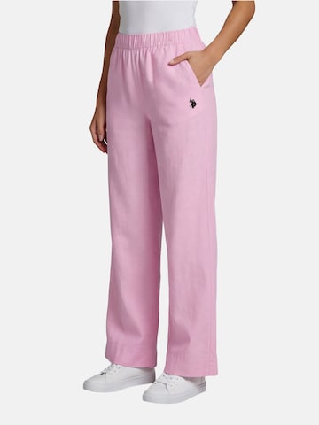 U.S. POLO ASSN. Regular Pants in Pink: front