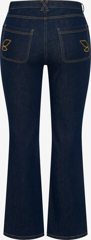 Ulla Popken Flared Jeans in Blauw