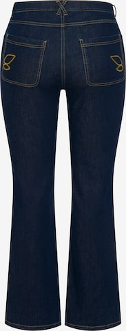 Ulla Popken Flared Jeans in Blauw