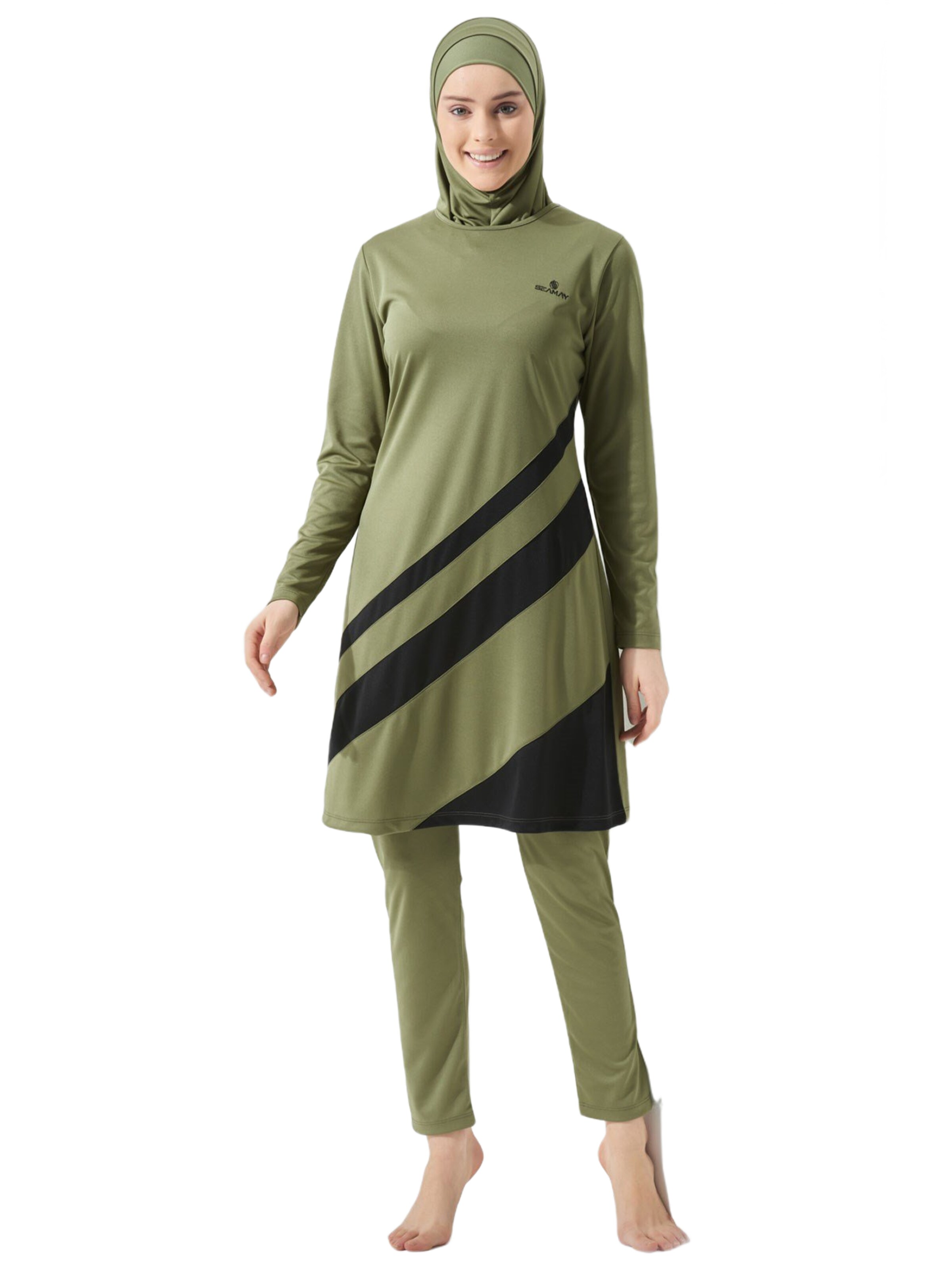 C&City Badeanzug in Grün: Vorderseite