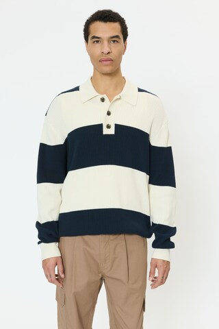 Pull-over 'MArugbo' Matinique en bleu : devant