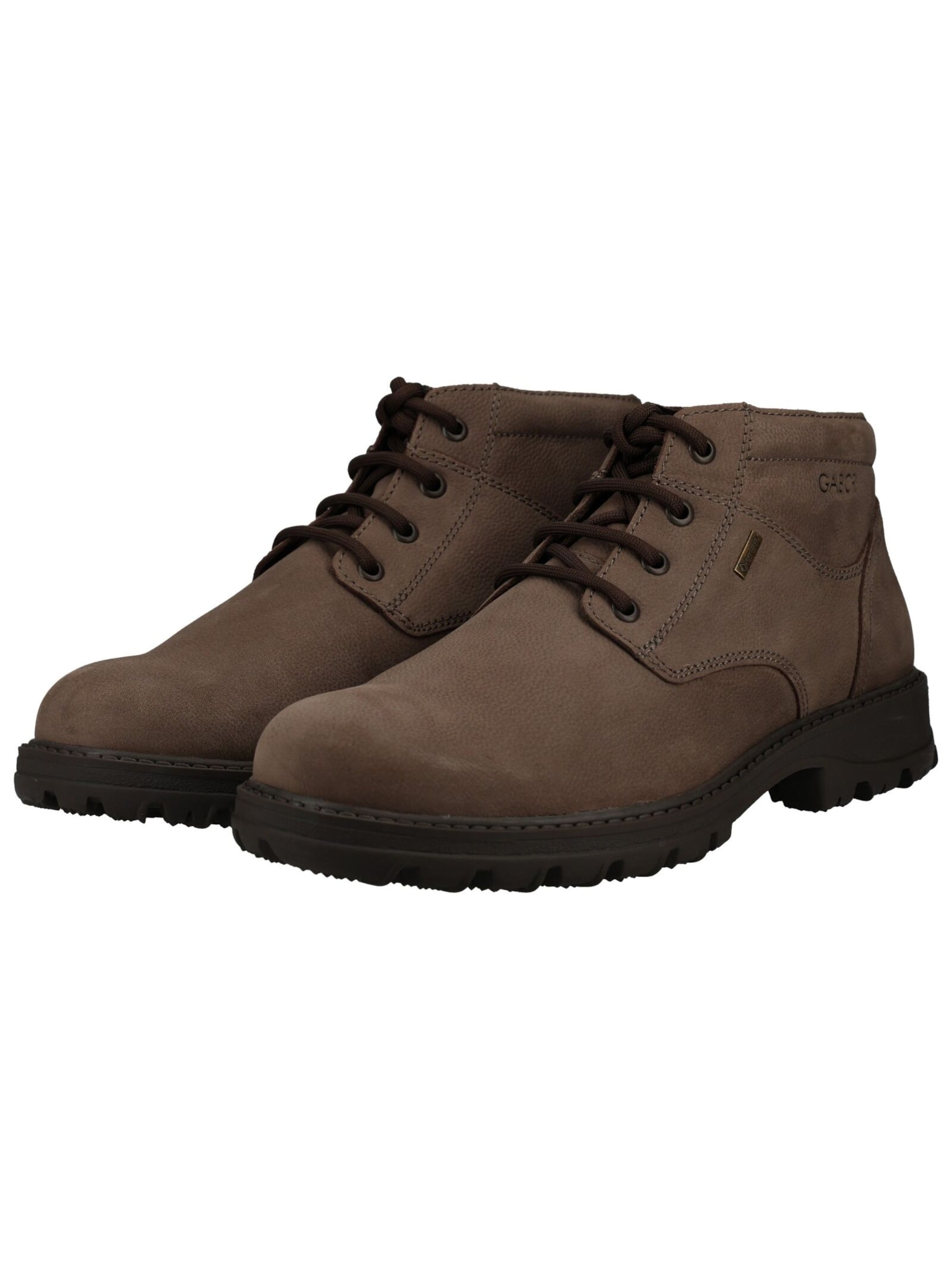 GABOR Lace-up boots in Brown: side