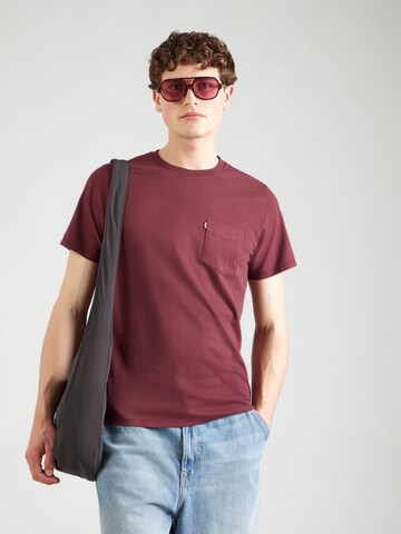 T-Shirt LEVI'S ® en rouge : devant